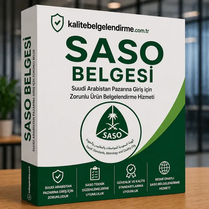 SASO Belgesi belgelendirme hizmeti - ürün kutusu görseli